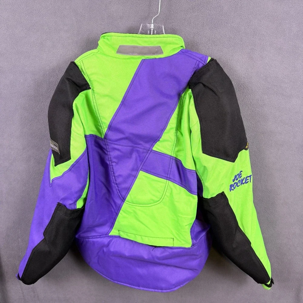 VTG Joe Rocket Ballistic Meteor Motorcycle Jacket Mens L Retro Biker The Joker